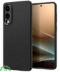 Hoesje voor Samsung S25 Edge Zwart Anti-Slip, Sterk, Gripvast & Slank