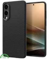 Hoesje voor Samsung S25 Edge Zwart Anti-Slip, Sterk, Gripvast & Slank