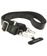 Hoesje voor iPhone 17 Pro Zwart Guess afneembare schouder- en polsband