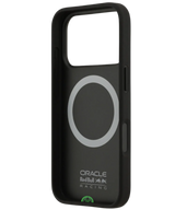 Hoesje voor iPhone 17 Pro Zwart Carbon Look met Rode Accentlijn
