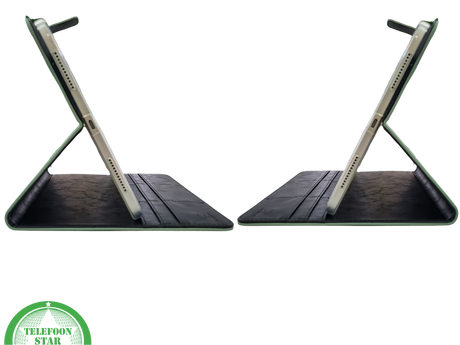 iPad 10 de Gen 2022 Hoes Luxe Groene Bookcase 10.9 inch Schokbestendig