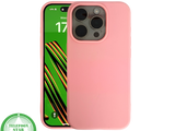 Lichtroze iPhone 15 Pro Max Hoesje &ndash; Zachte Siliconen Bescherming | Telefoonstar.nl
