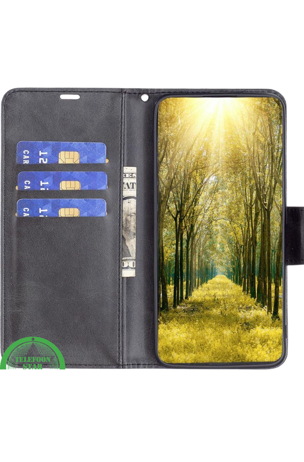 Wallet Bookcase voor Samsung S25 Edge – Grijs