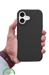 Hoesje voor iPhone 17 &ndash; Zwarte Anti-Slip Bescherming en Sterk, flexibel en schokabsorberend silicone, Slank en licht ontwerp | Telefoonstar