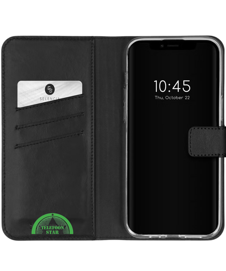 Bookcase Hoesje voor de Apple iPhone 13 mini Lederen &ndash; Elegant, Veilig &amp; Praktisch
