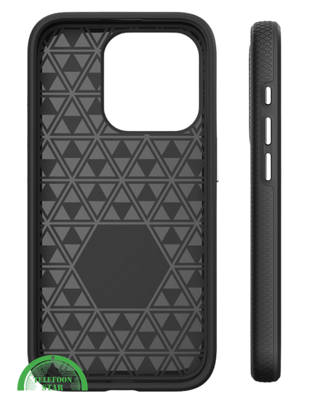 Hoesje voor iPhone 12 Pro Zwart Anti-Slip, Sterk, Gripvast &amp; Slank Design