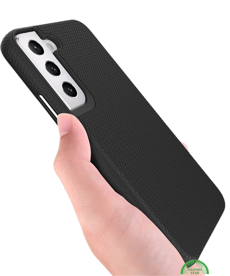Zwart Anti-Slip Hoesje voor Samsung S23 – Sterk, Gripvast & Slank Design