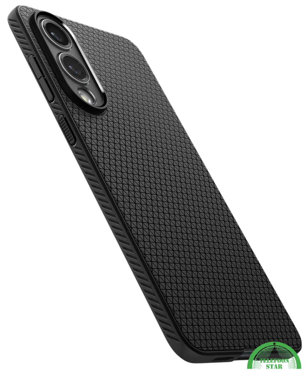 Hoesje voor Samsung S25 Edge Zwart Anti-Slip, Sterk, Gripvast & Slank