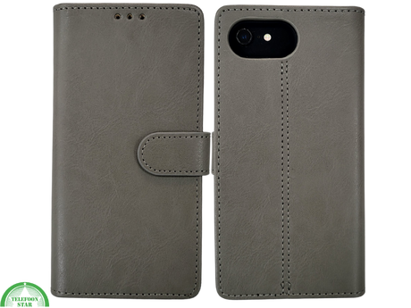 Boek case Grijs cover iPhone 16E 2025