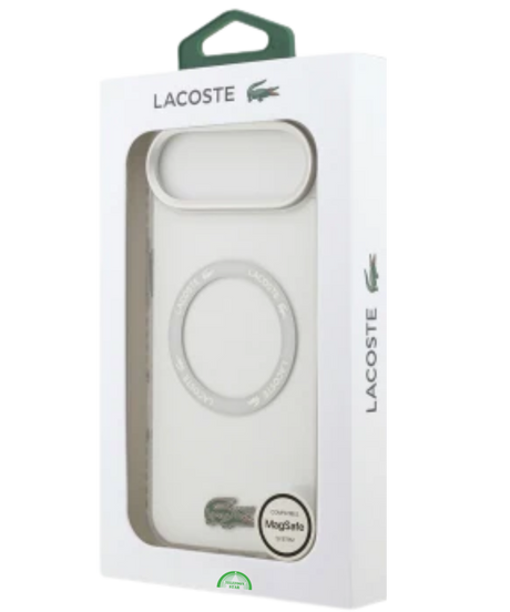 Transparant iPhone 17 Air hoesje met magneet-ring voor extra gemak