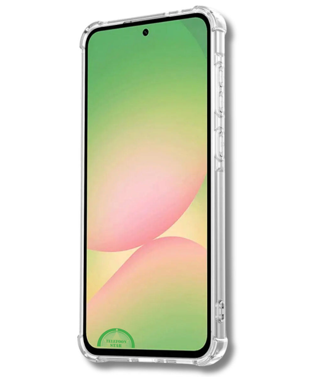 Hoesje voor Samsung A56 Antishock Case Hoogwaardige bescherming Transparant