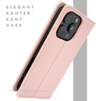 Bookcase Hoesje iPhone 16 Pro Roze &ndash; Elegante Wallet Case met Pasjeshouder