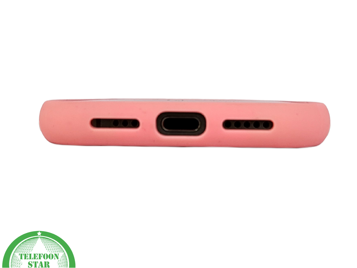 Lichtroze iPhone 15 Pro Hoesje &ndash; Zachte Siliconen Bescherming | Telefoonstar.nl