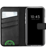 Bookcase Hoesje voor iPhone 11 Zwart Functioneel, Elegant &amp; Volledige Bescherming