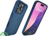 iPhone 16 Pro Max Donkerblauw Hoesje &ndash; Mat Design met Stevige Achterkant Bescherming