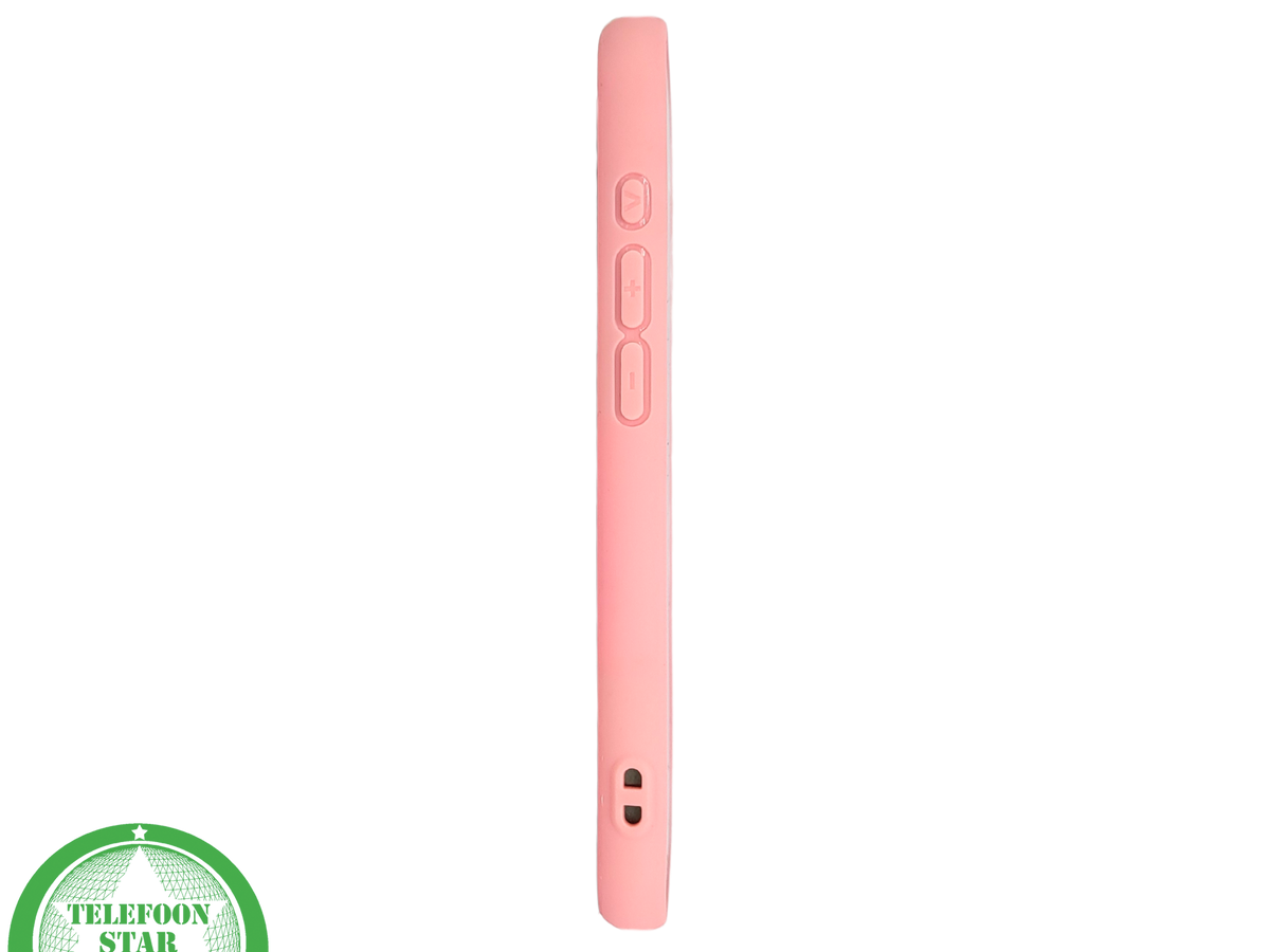 Lichtroze iPhone 15 Pro Hoesje &ndash; Zachte Siliconen Bescherming | Telefoonstar.nl