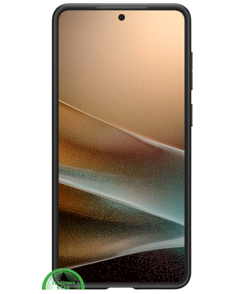 Hoesje voor Samsung S25 Edge Zwart Anti-Slip, Sterk, Gripvast & Slank