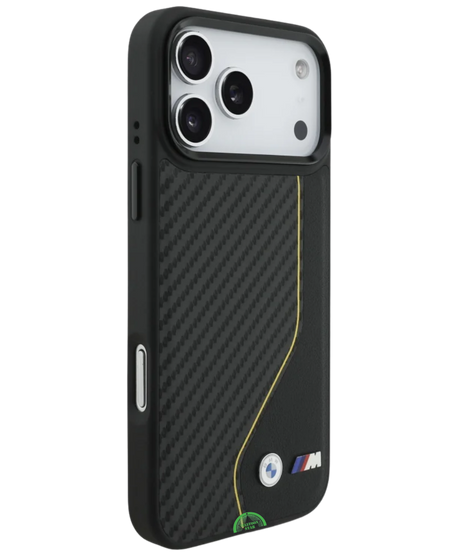 Hoesje voor iPhone 17 Pro Zwart Carbon Shield Sport Case