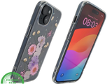 iPhone 15 Transparant Hoesje met Gedroogde Bloemen &ndash; Elegant en Beschermend