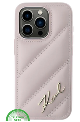 iPhone 16 Pro Luxe Leren Hoesje &ndash; Roze | Elegant, Stevig en Stijlvol Design