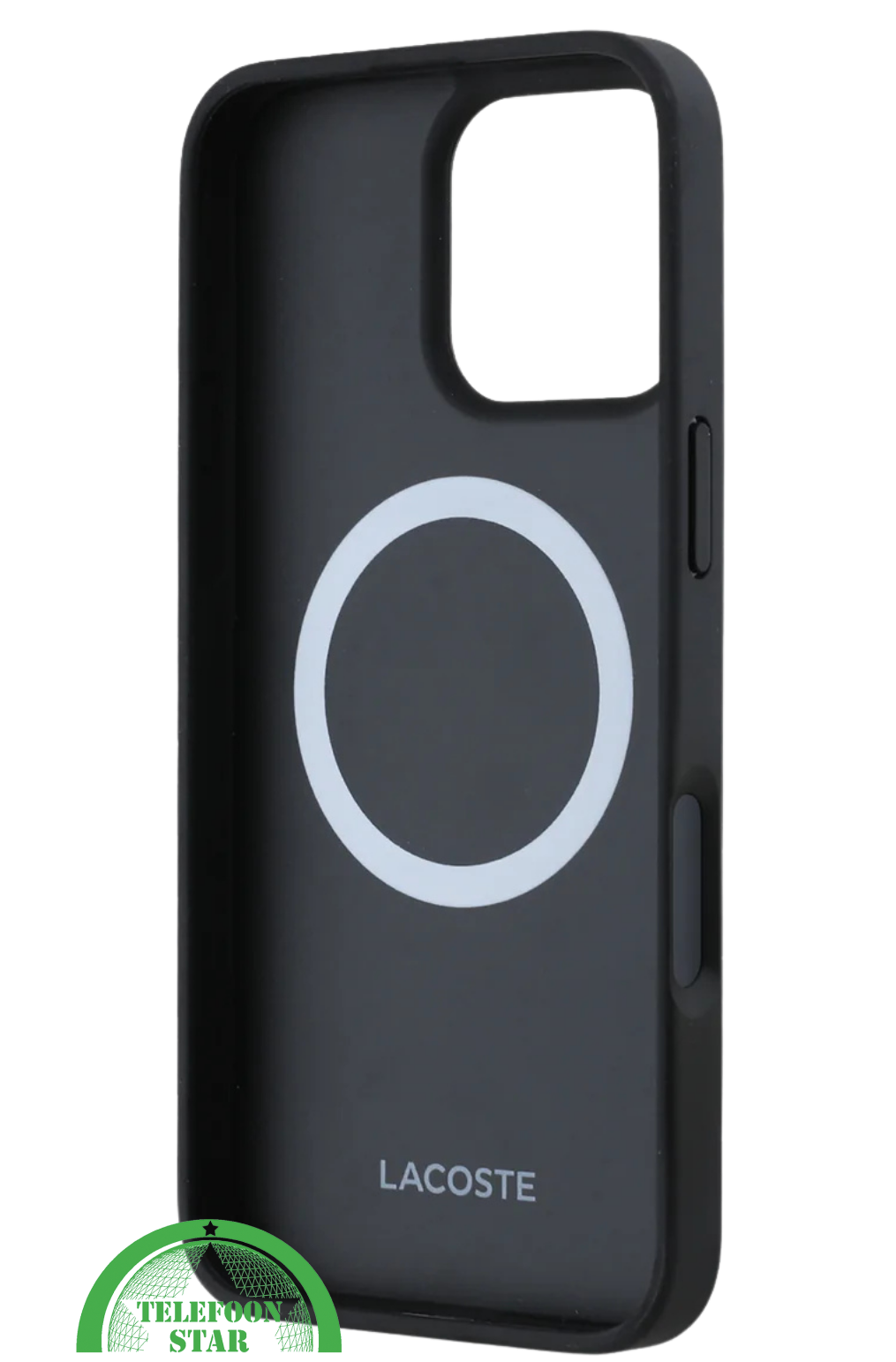Hoesje voor iPhone 16 Pro Max Zwart &ndash; Luxe Bescherming met Stijlvolle Textuur