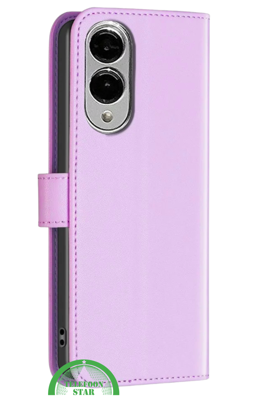 Wallet Bookcase voor Samsung S25 Edge – Paars