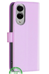 Wallet Bookcase voor Samsung S25 Edge – Paars