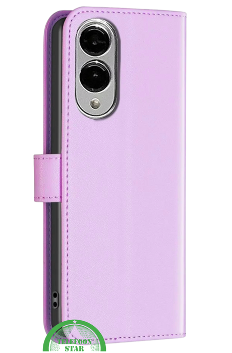 Wallet Bookcase voor Samsung S25 Edge – Paars