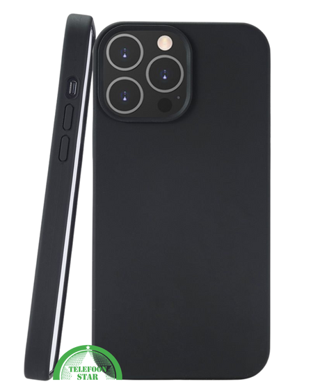 Zwart Hoesje voor iPhone 15 Pro &ndash; Slank, Elegant &amp; Krasbestendig