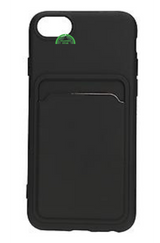 Bumper Hoesje iPhone SE 2022 met Kaartvak – Helder, Sterk & Functioneel