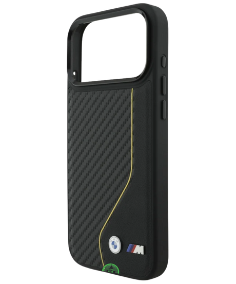 Hoesje voor iPhone 18 Pro Zwart Carbon Shield Sport Case