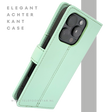 iPhone 16 Pro Bookcase Hoesje Mintgroen &ndash; Fris, Stijlvol &amp; Praktisch