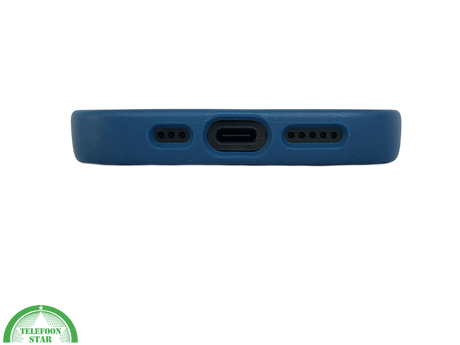 iPhone 16 Pro Donkerblauw Hoesje &ndash; Mat Design met Stevige Achterkant Bescherming