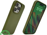 Donkergroen iPhone 15 Pro Max Hoesje Natuurlijke Bescherming &amp; Minimalistisch Design | Telefoonstar.nl
