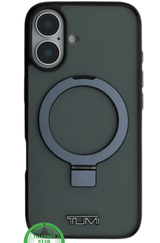 Transparant Hoesje met Metalen Ringhouder voor iPhone 16 &ndash; Sterke Bescherming &amp; Handige Standfunctie