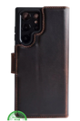 Backcover Hoesje voor S25 Ultra -Donker Bruin