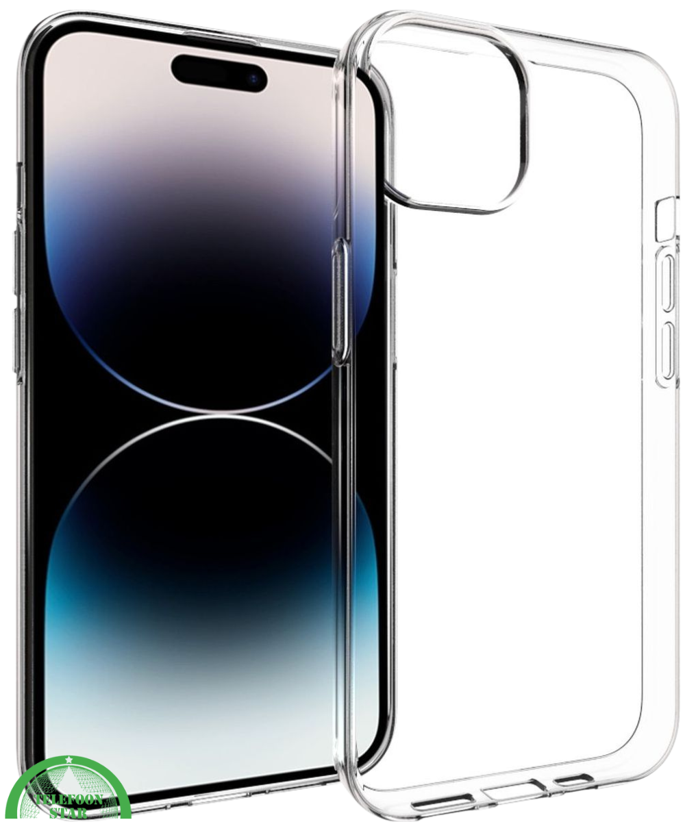 Transparant Hoesje voor iPhone 15 &ndash; Slank, Flexibel &amp; Krasbestendig