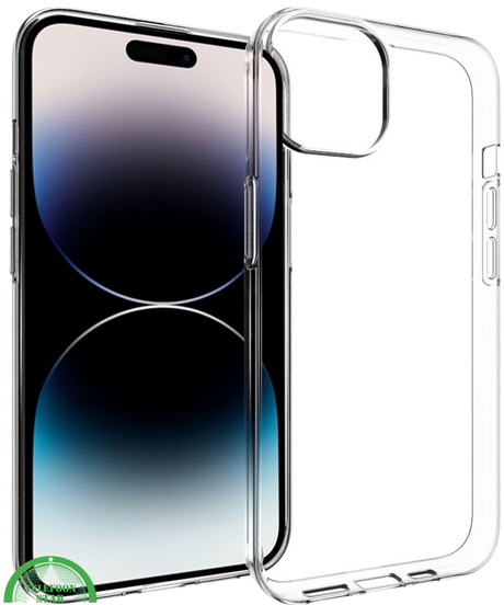 Transparant Hoesje voor iPhone 14 Plus Silicone Slank, Flexibel &amp; Krasbestendig