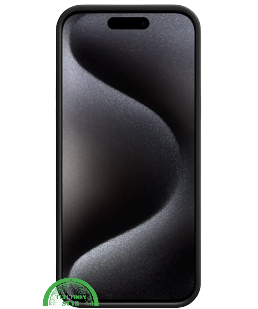 Zwart Hoesje voor iPhone 15 Pro &ndash; Slank, Elegant &amp; Krasbestendig