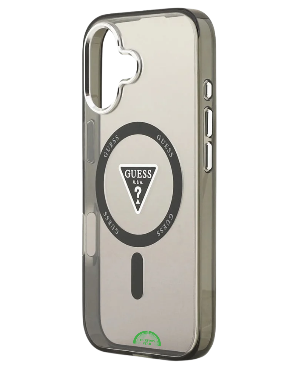 hoesje iPhone 17 Smoke Gray met Magneet-Ring, Camera Strak