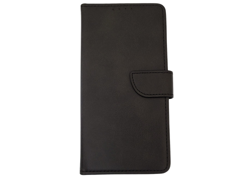 Hoesje voor iPhone 17e Zwart Leerlook Wallet Case Kaartvakken