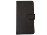 Luxe Boek iPhone 16E (2025)Zwart Leerlook Wallet Case Kaartvakken