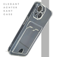 iPhone 15 Plus Clear Case met Kaarthouder &ndash; Slank Design &amp; Extra Functionaliteit