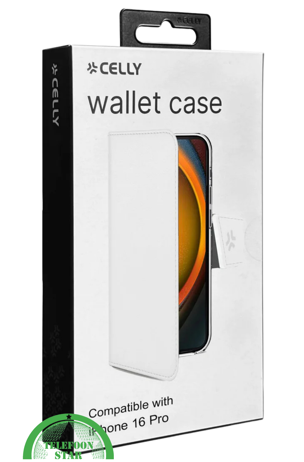 iPhone 16 Pro Bookcase Hoesje &ndash; Wit | Elegant Design met Volledige Bescherming
