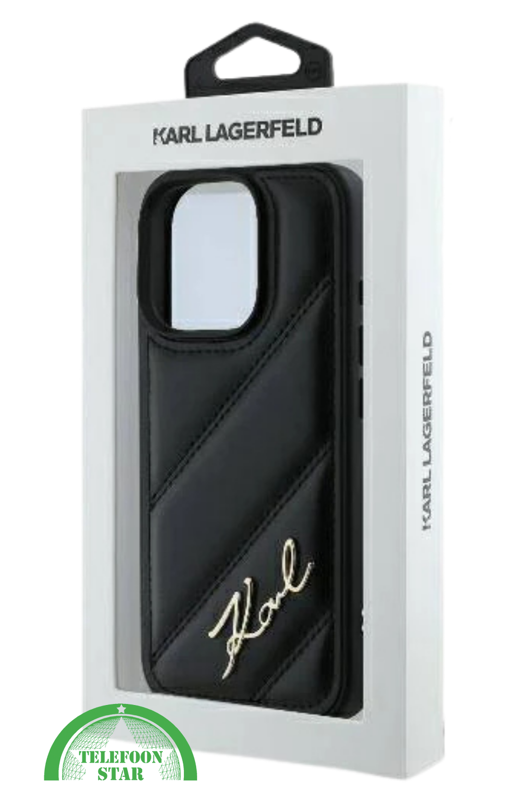 Hoesje voor iPhone 16 Pro Max Luxe Hoesje Zwart &ndash; Stijlvolle Bescherming met Elegant Design