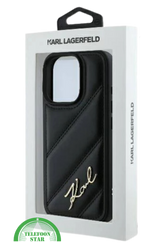 Hoesje voor iPhone 16 Pro Max Luxe Hoesje Zwart &ndash; Stijlvolle Bescherming met Elegant Design