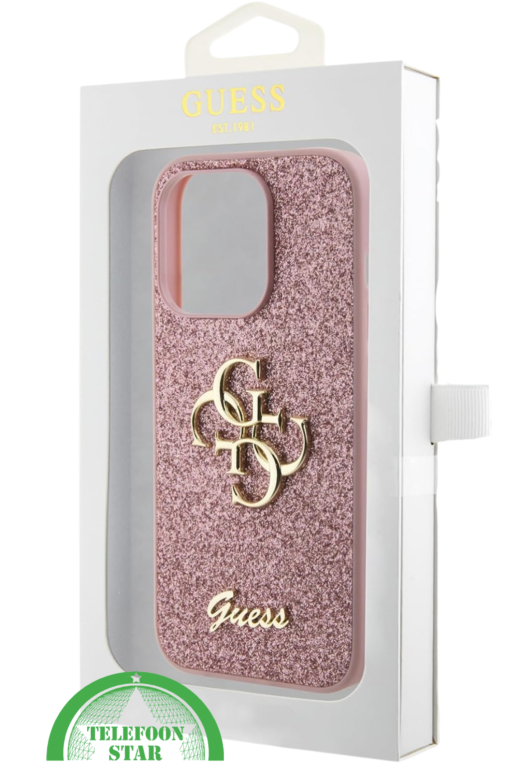 Hoesje voor iPhone 15 Pro &ndash; Roze Goud Elegantie en Bescherming