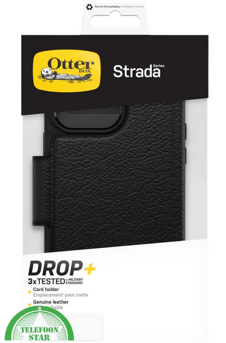 Zwart Bookcase Hoesje iPhone 14 Pro Max &ndash; Luxe &amp; 360&deg; Bescherming | Telefoonstar