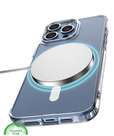 Transparant Hoesje voor iPhone 14 Pro MagSafe, Sterk, Slank &amp; Magnetisch