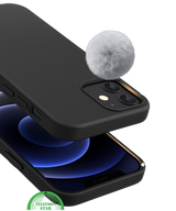 Zwart Hoesje voor iPhone 12 &ndash; Slank, Elegant &amp; Krasbestendig